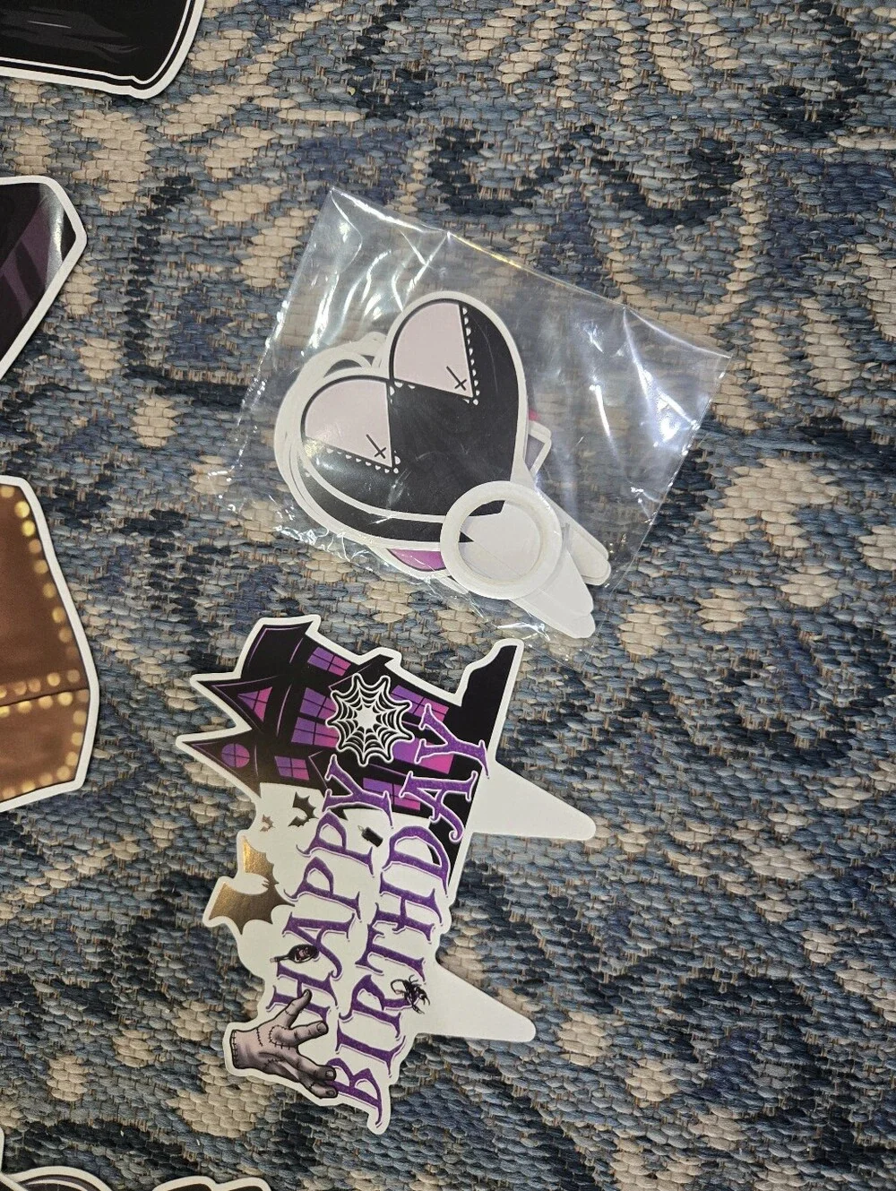 Wednesday Addams Birthday Theme Set - Black & Purple